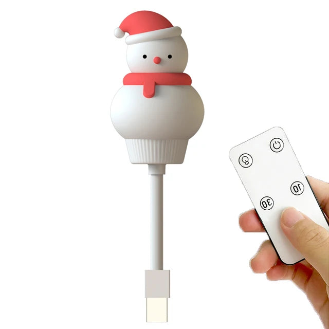CuddleGlow Night Light – Cute USB Lamp with Remote for Kids & Babies