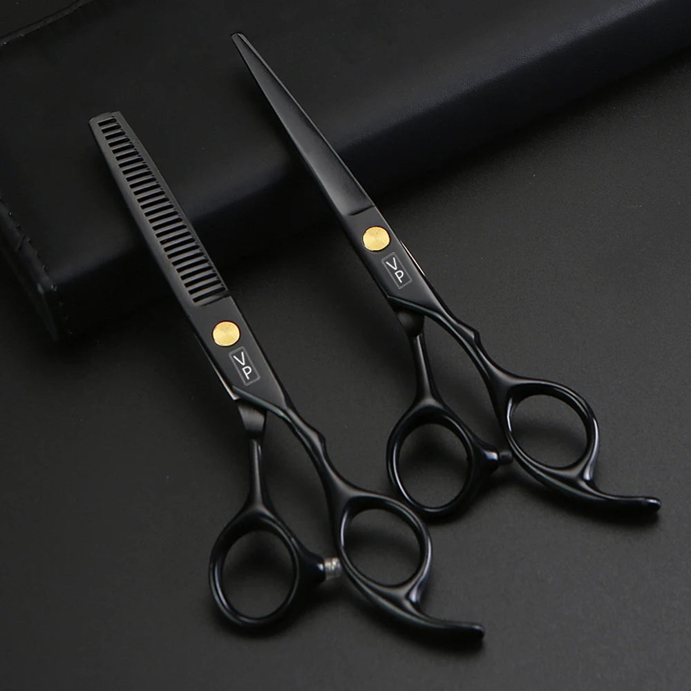 Professional 6" Japan 440C Hairdressing Scissors & Thinning Tools Set