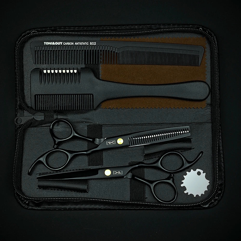 Professional 6" Japan 440C Hairdressing Scissors & Thinning Tools Set