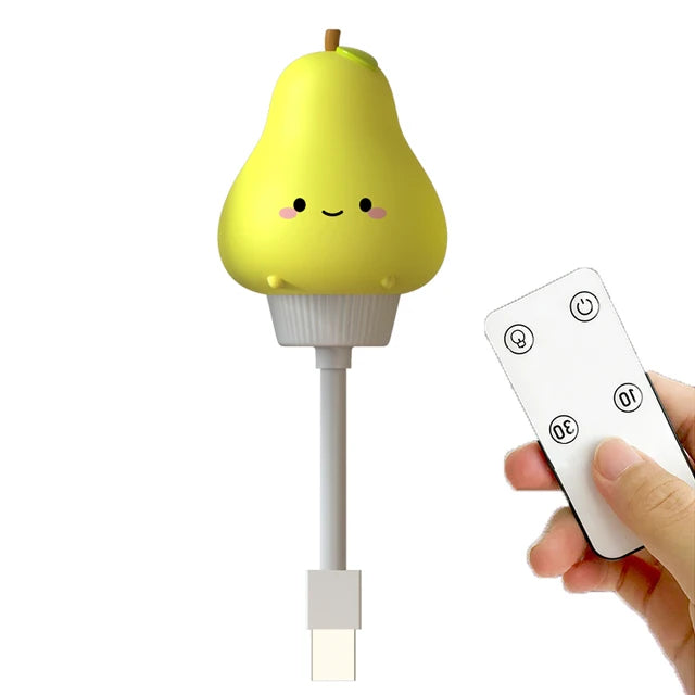 CuddleGlow Night Light – Cute USB Lamp with Remote for Kids & Babies