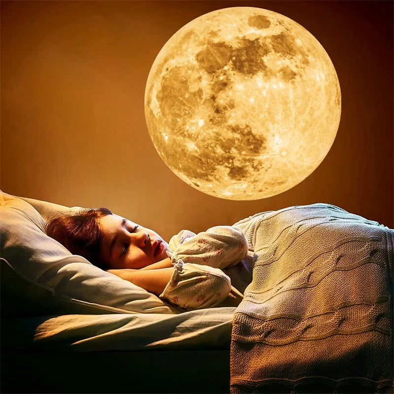 Earth & Moon Planet Projector Night Light