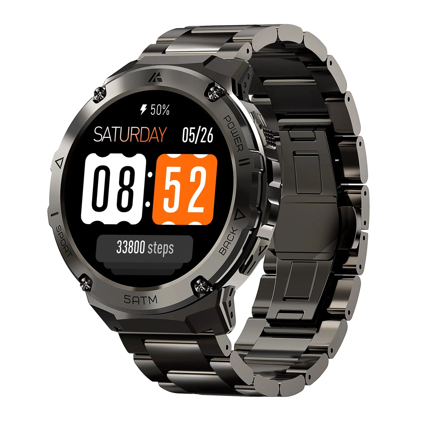 Military-Grade GPS Smartwatch for Men