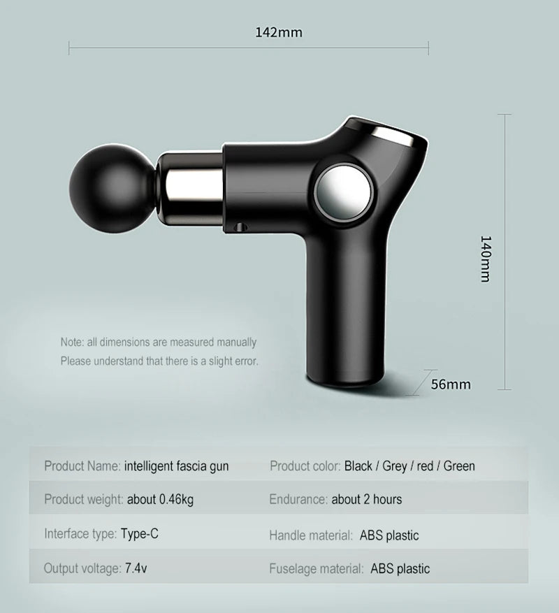 32 Speed LED Fitness Fascia Gun