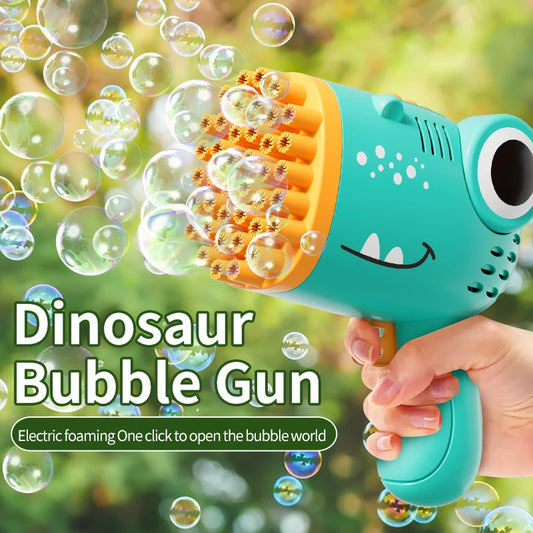 40-Hole Dinosaur Bubble Gun