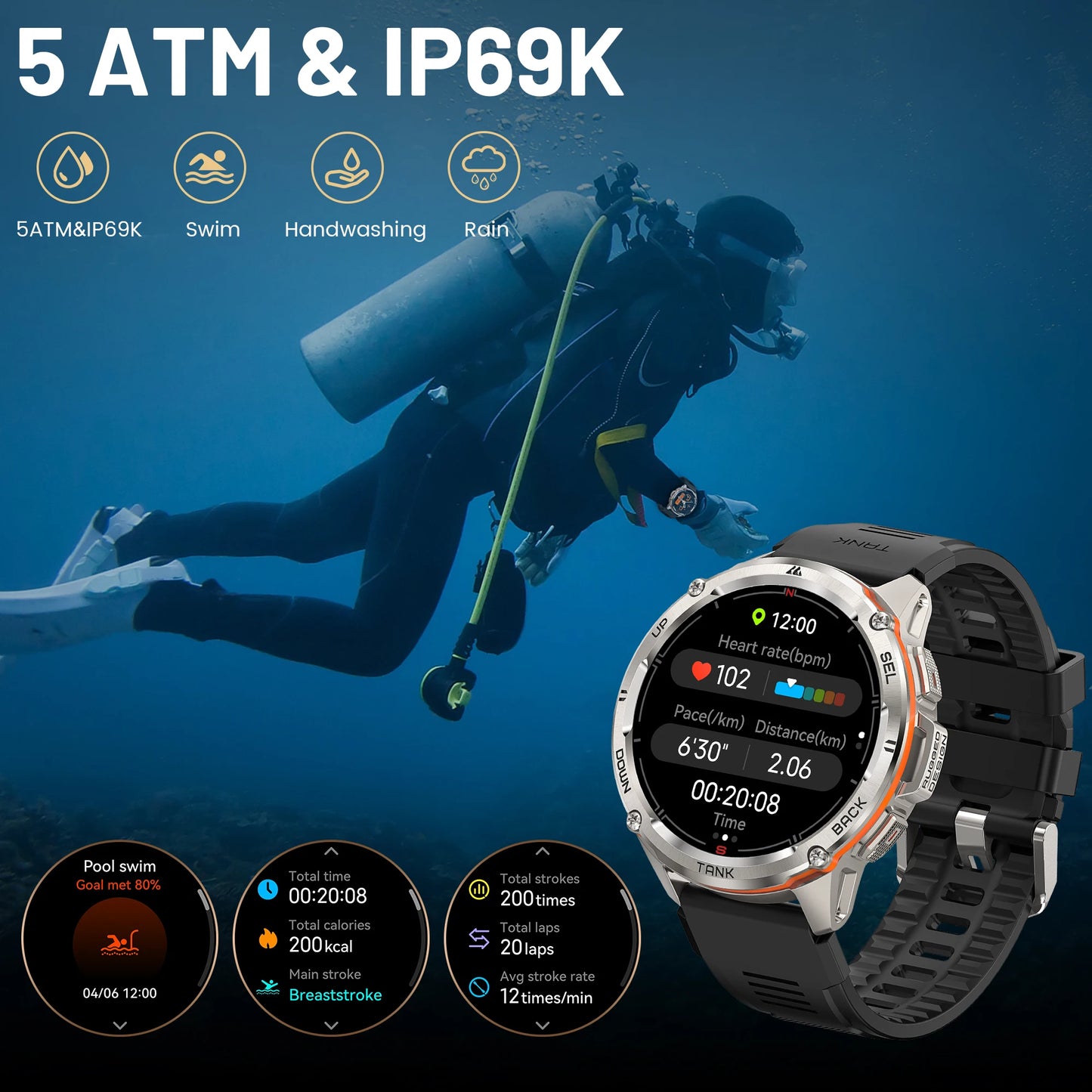 TANK T3 GPS Smartwatch