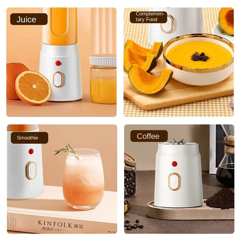 Powerful Mini Juicer – Crush Ice & Blend Smoothies Anywhere