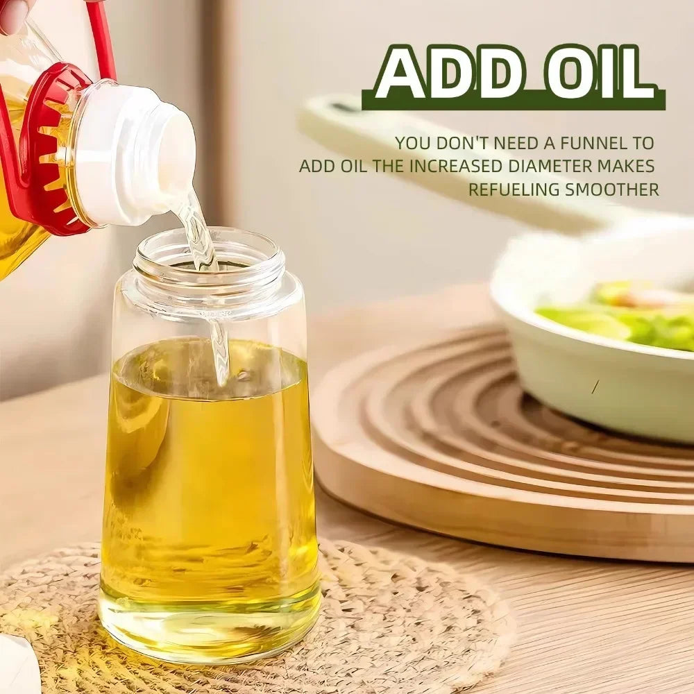 2-in-1 Oil Dispenser Bottle & Sprayer