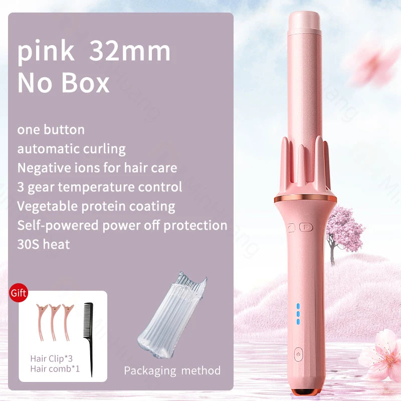 Pro Curling Iron with Auto Curl & Ion Tech