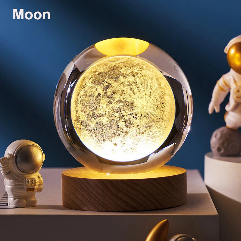 Solar System Ball Light Planets & Moon Design