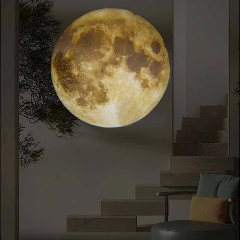 Earth & Moon Planet Projector Night Light
