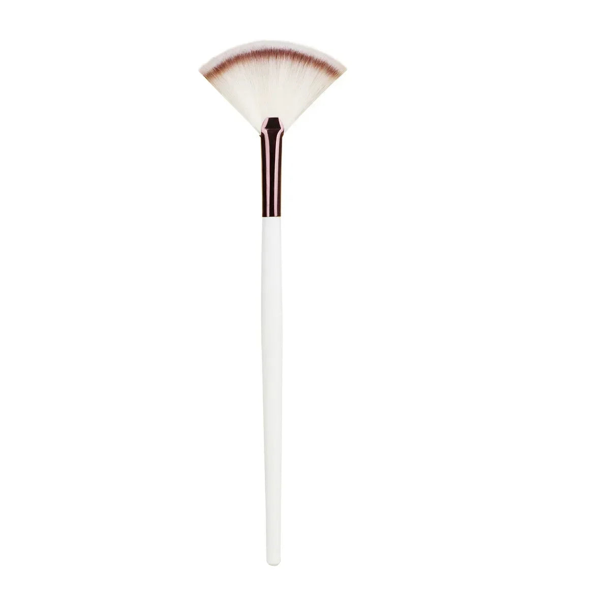 Large Flat Highlight Blush Fan-Shaped Makeup Brush Powder Loose Powder Face Brush Korean Soft Cosy Even Color Tools For Women