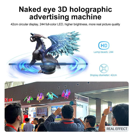 3D Holographic Fan Projector with WiFi – 42CM Display