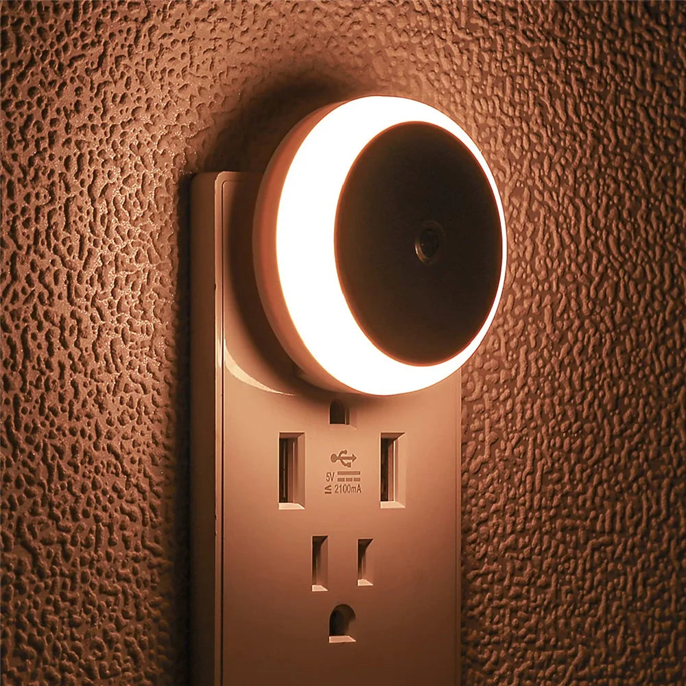 LED Night Light Plug-In with Dusk to Dawn Sensor