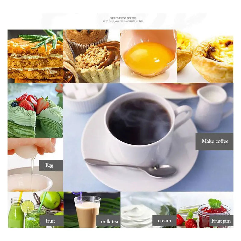 Mini Electric Milk Frother & Egg Beater