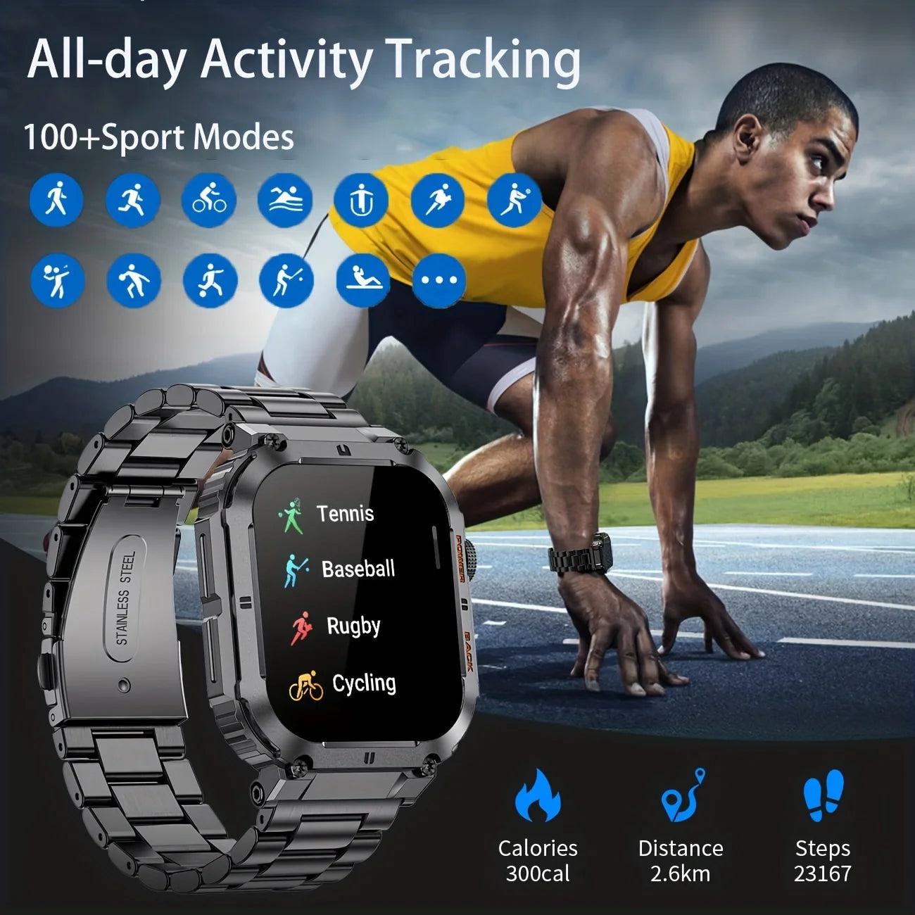 Multifunction Smartwatch for Men