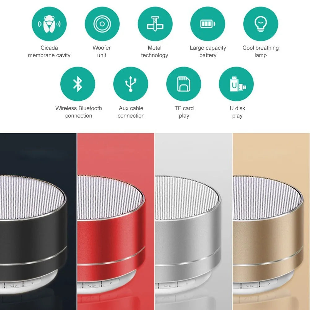 Mini Bluetooth Speaker with Subwoofer