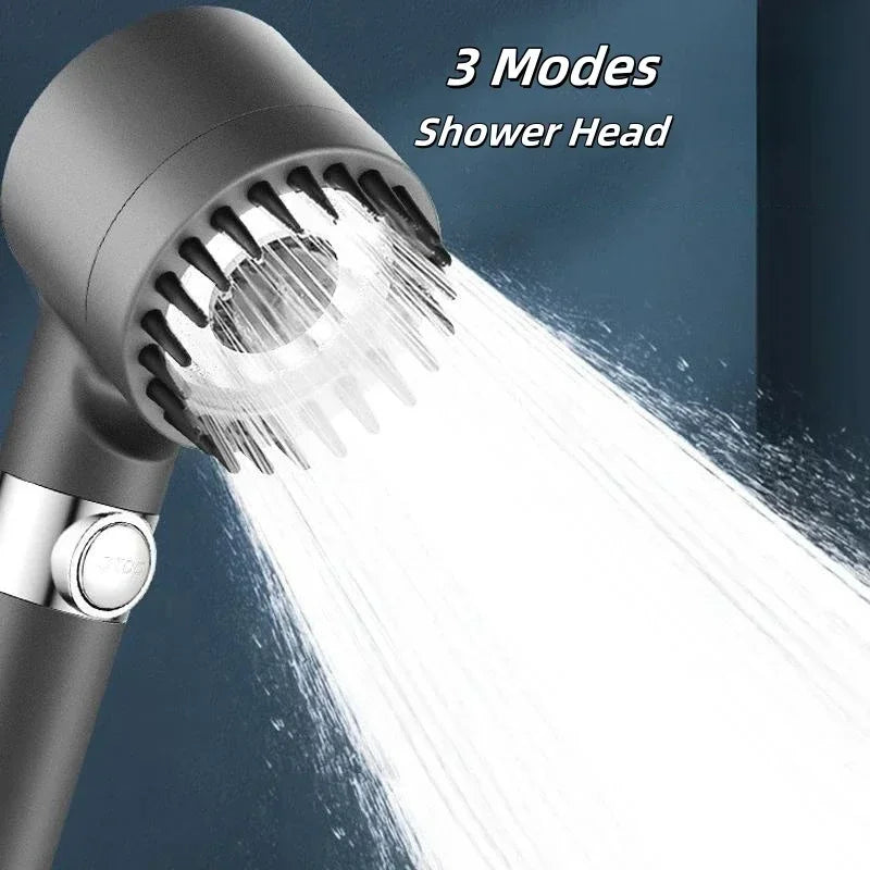 3-Mode Pressurized Shower Head