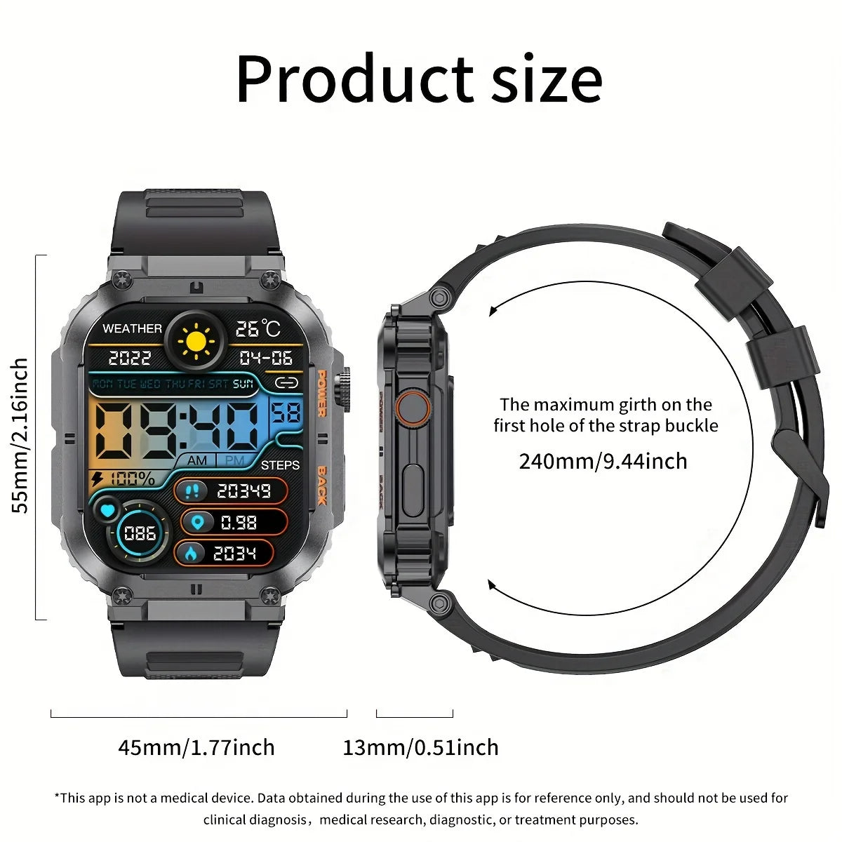 Multifunction Smartwatch for Men