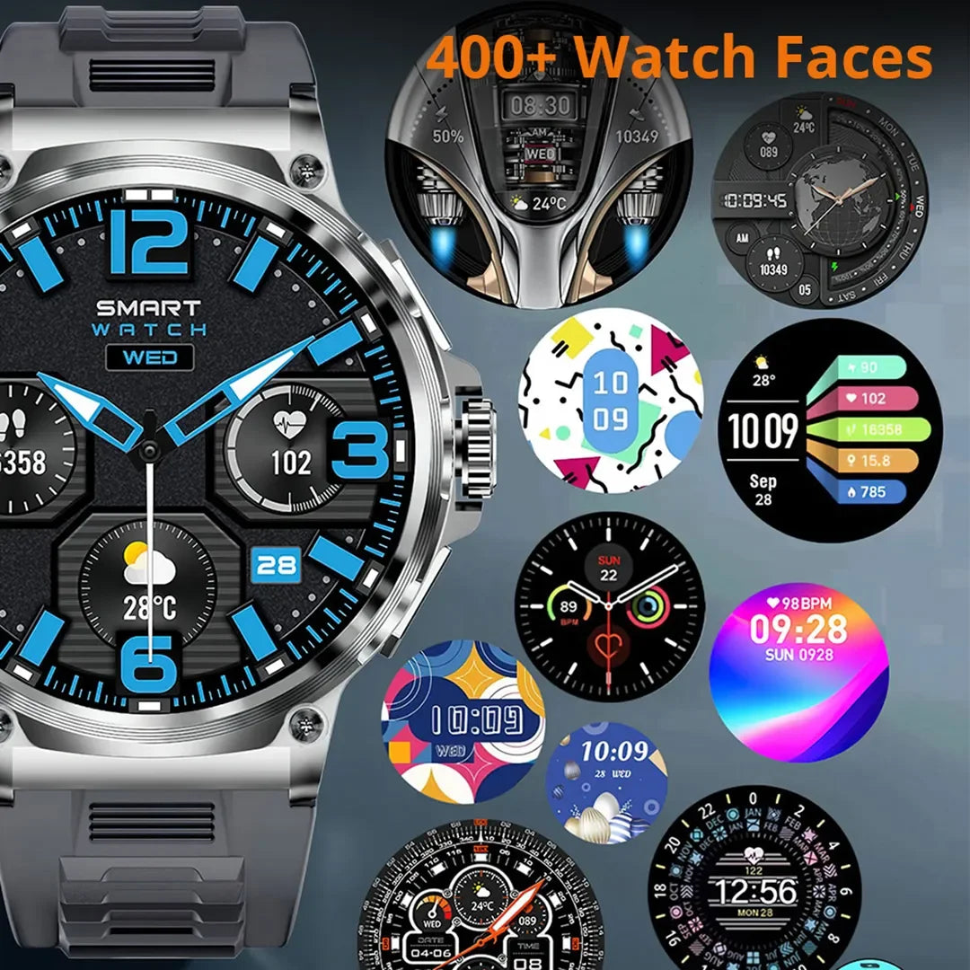 1.85β Ultra HD Smartwatch with Bluetooth Call with 100+ Features
