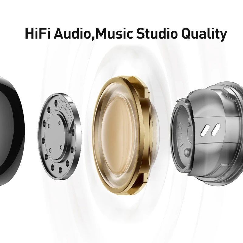 Wireless ANC Earbuds Hybrid Noise Canceling & 3D Audio