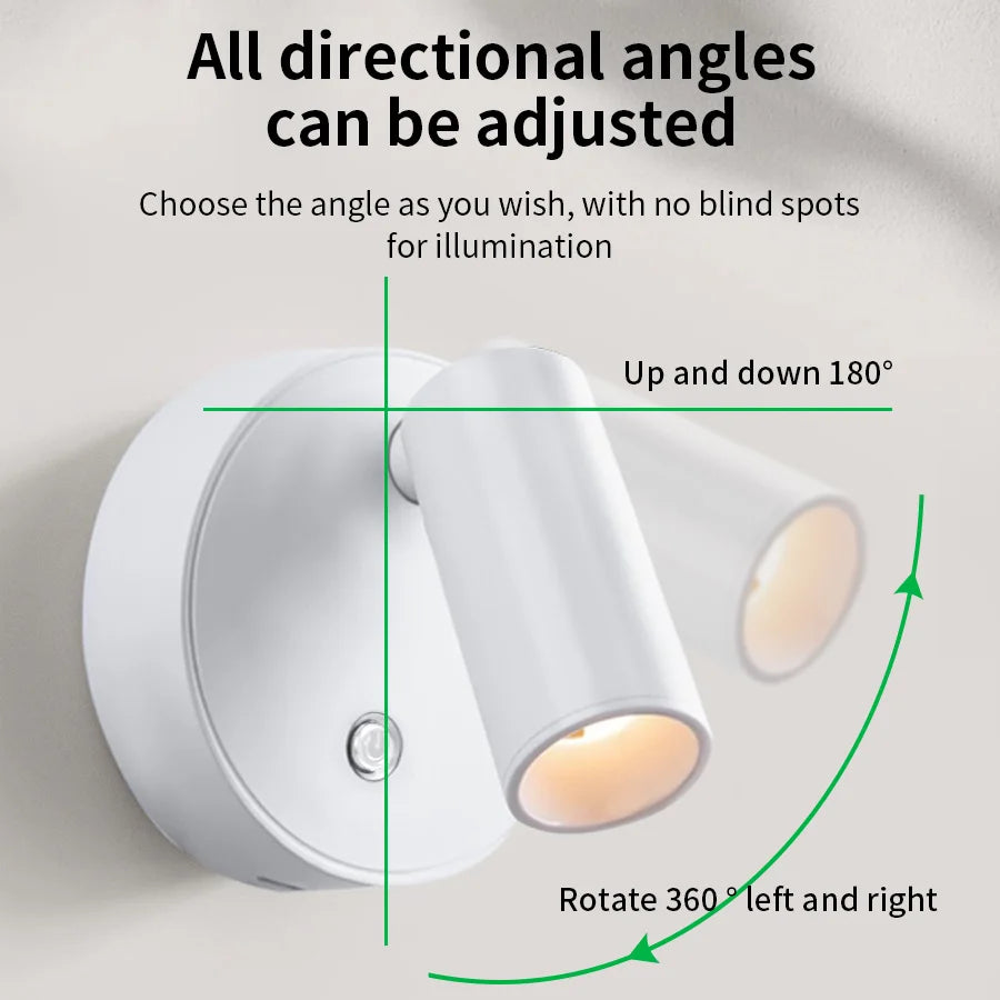 Sleek Magnetic LED Wall Light