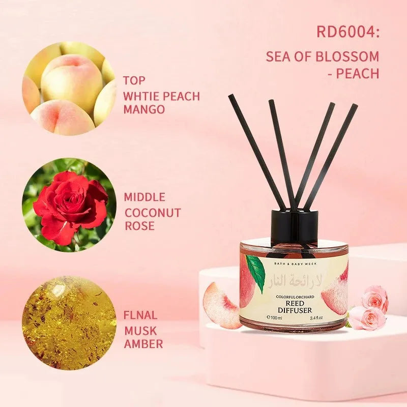 100ml Aromatherapy Essential Oil with Reed Diffuser