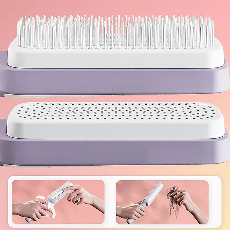 Self Cleaning Hairbrush for Women