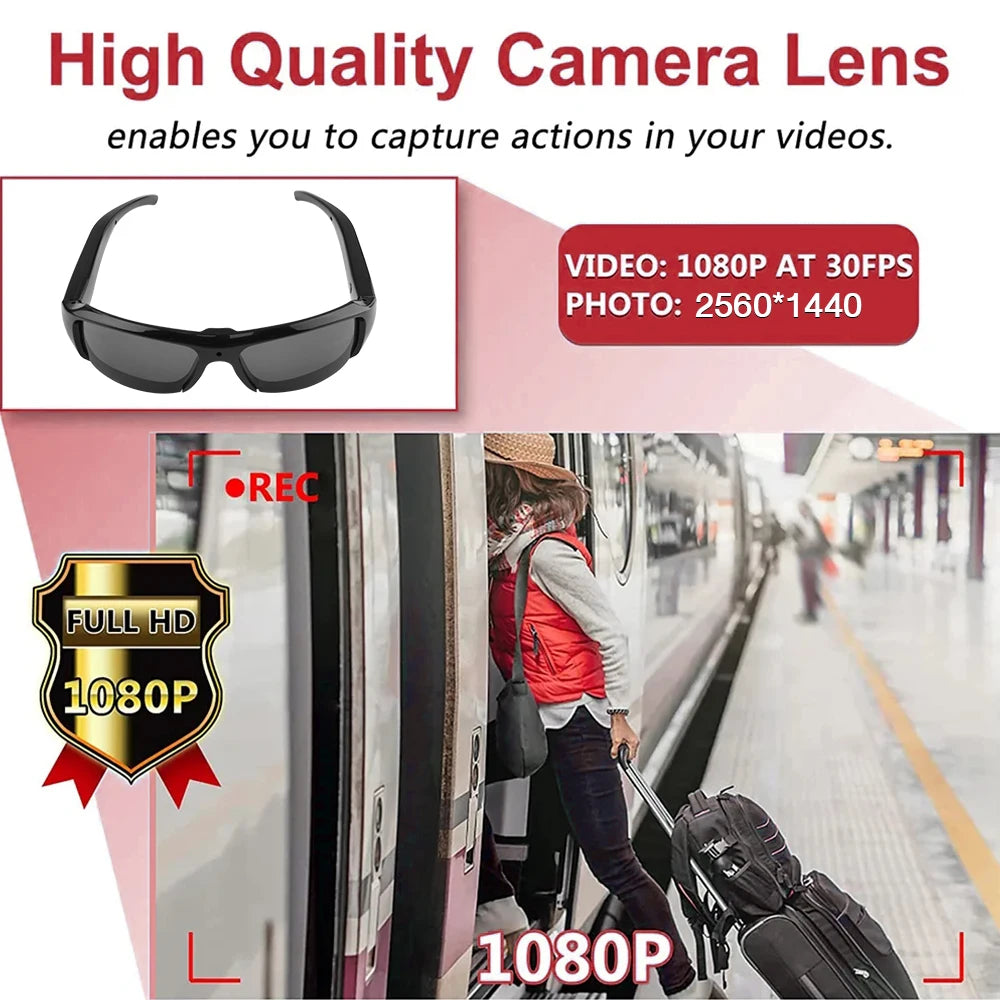 Mini 1080P HD Spy Camera Glasses