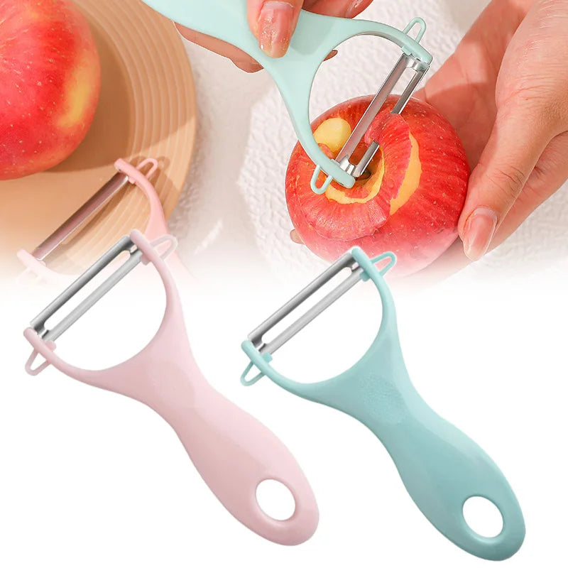3-in-1 Fruit & Veggie Peeler β Stainless Steel & Ceramic Blade Slicer