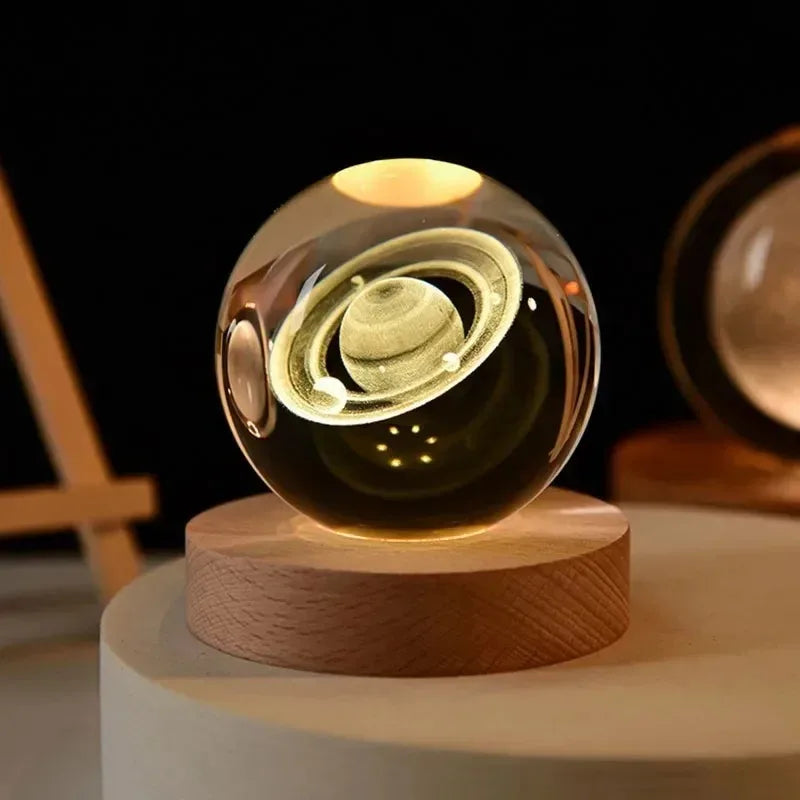 Solar System Ball Light Planets & Moon Design