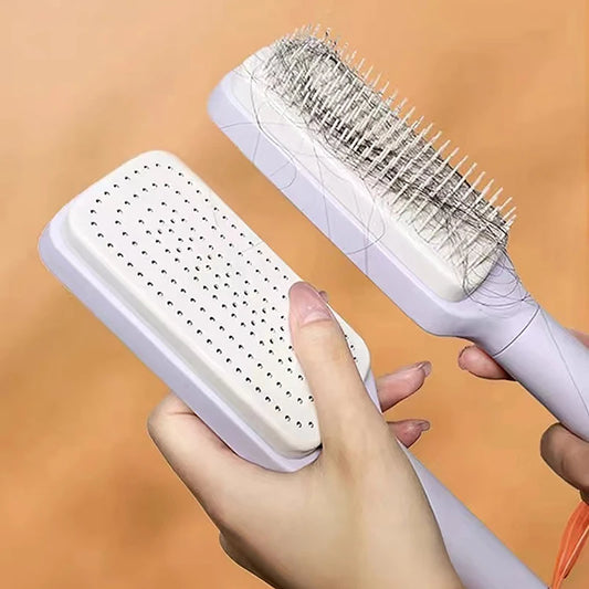 Self Cleaning Hairbrush for Women