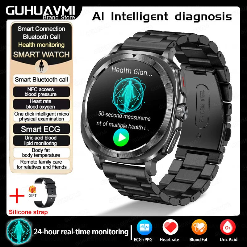 Galaxy Watch 7 Smartwatch โ ECG+PPG, Blood Pressure & Body Fat Tracker