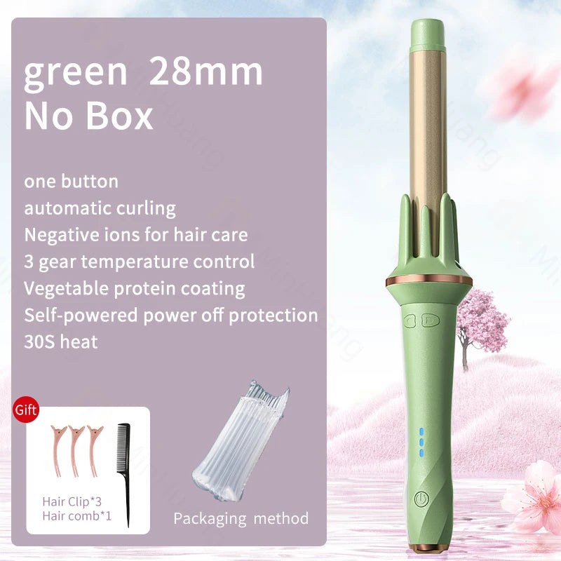 Pro Curling Iron with Auto Curl & Ion Tech
