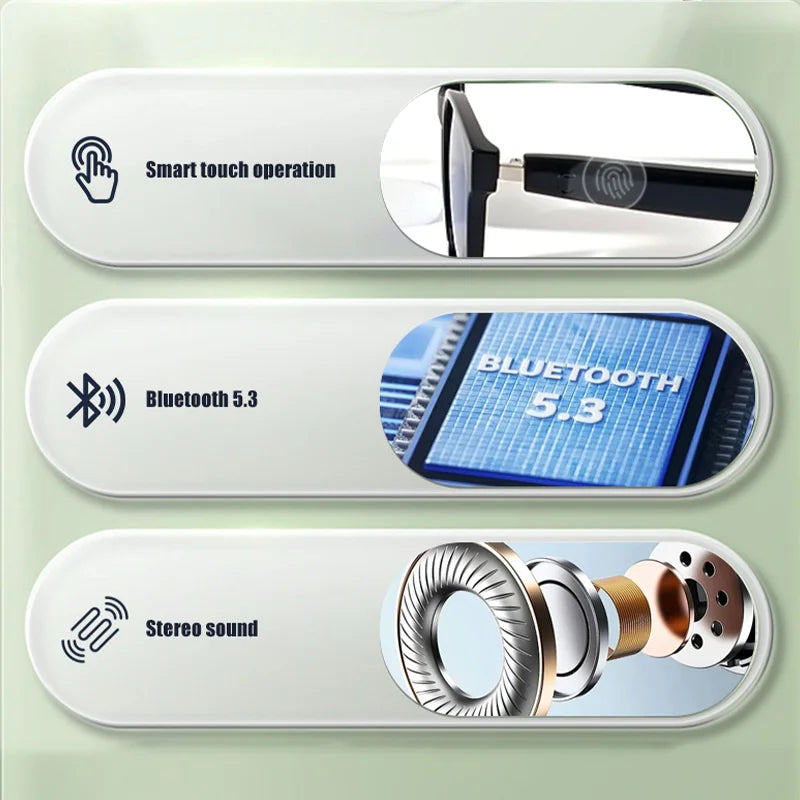 AI Smart Bluetooth Glasses