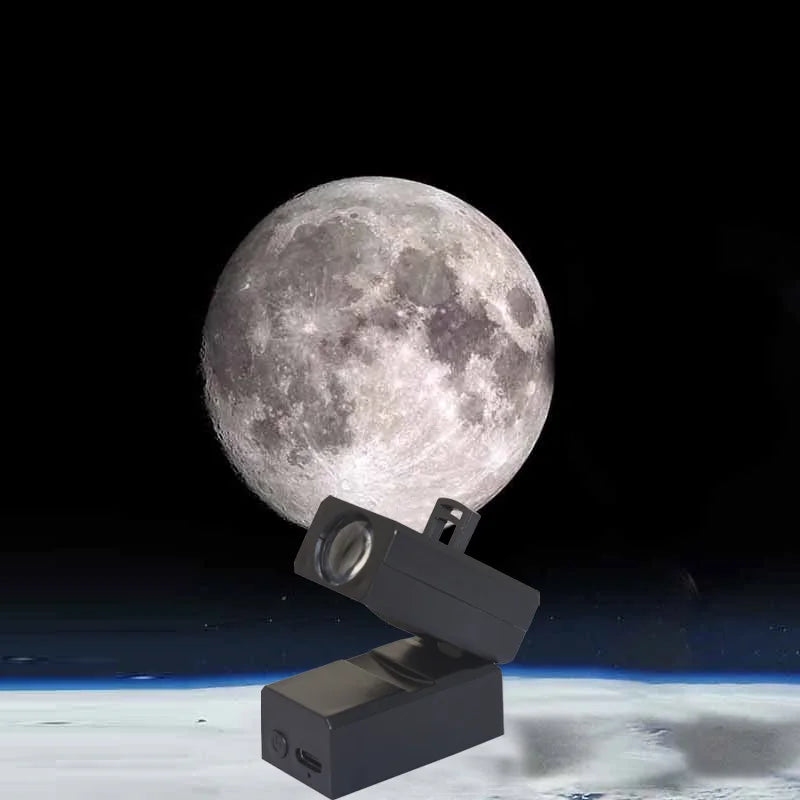 Earth & Moon Planet Projector Night Light