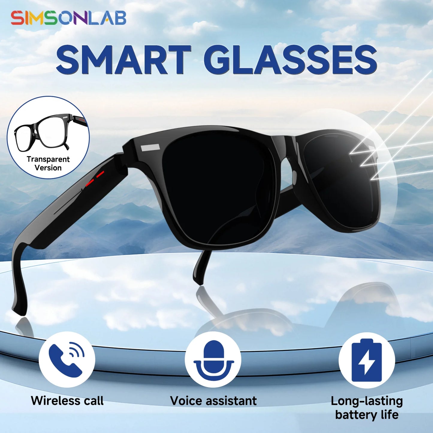Smart Glasses with AI Voice Control