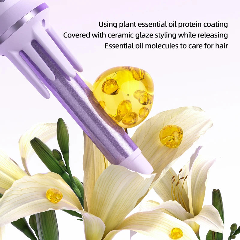Pro Curling Iron with Auto Curl & Ion Tech