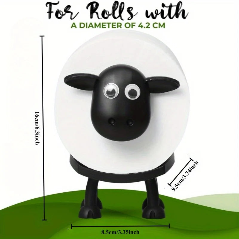 Black Sheep Toilet Paper Holder