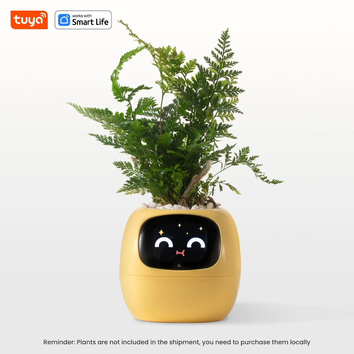 Smart Planter AI Plant Pot with 49+ Expressions & 7 Sensors