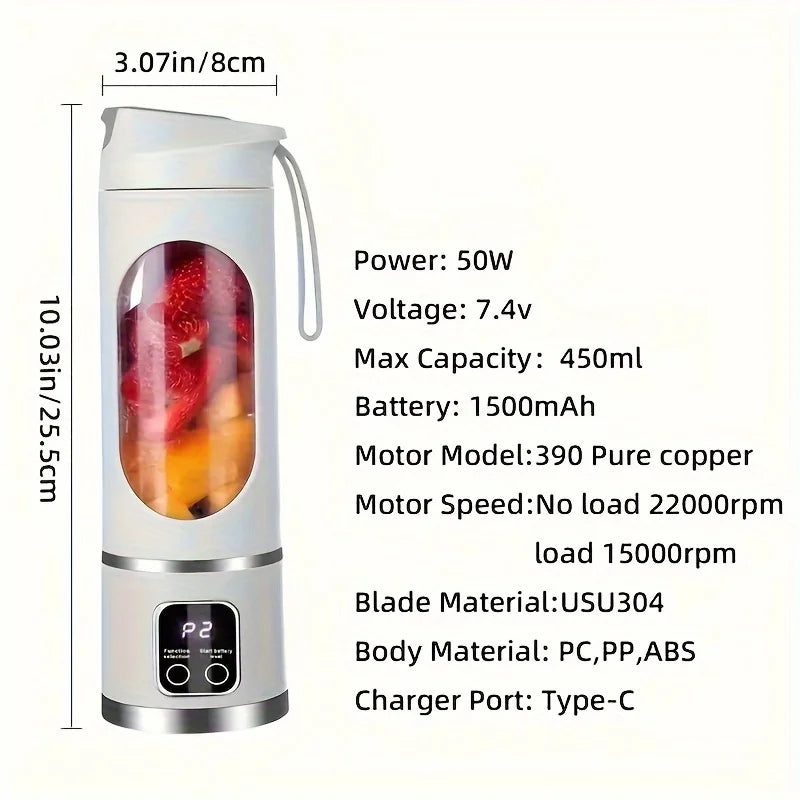 Mini Electric Fruit Blender β Wireless Juicing Cup