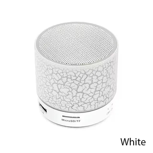 Mini Bluetooth LED Speaker β Crackle Design