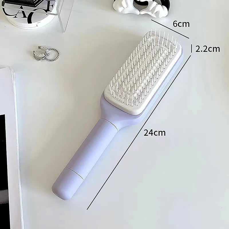 Self Cleaning Hairbrush for Women
