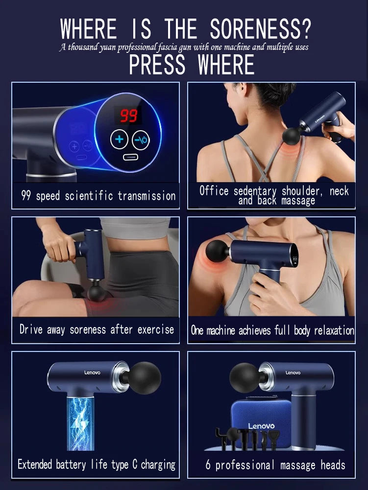 Lenovo Professional Fascia Gun