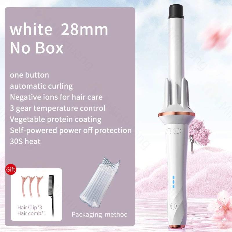 Pro Curling Iron with Auto Curl & Ion Tech