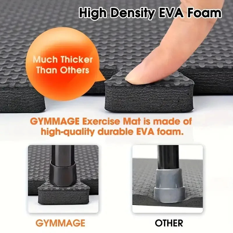 12pcs Gym Floor Mats