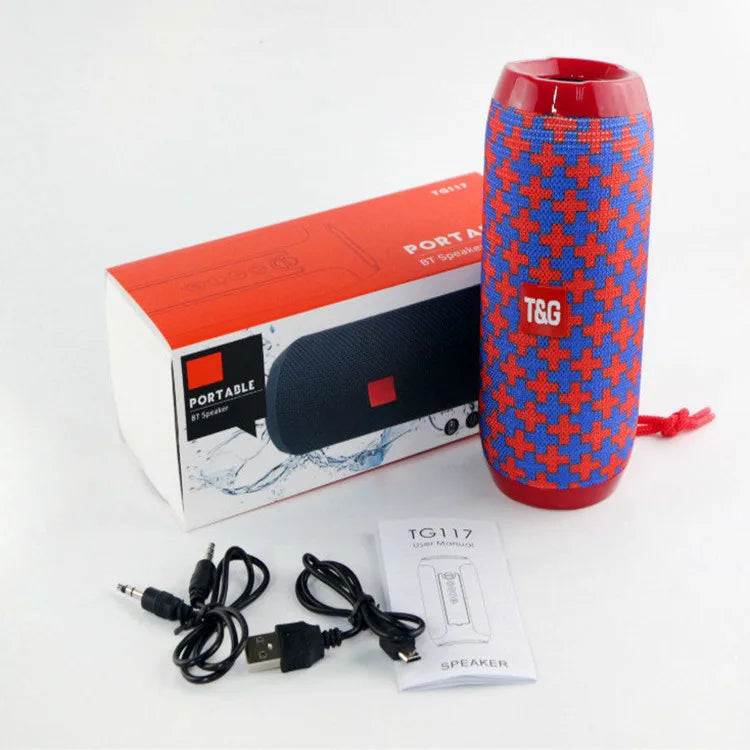 Portable Bluetooth Speaker Outdoor Wireless Dual Bass Subwoofer