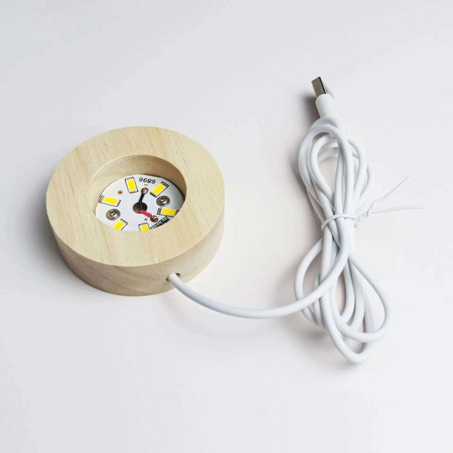LED Galaxy Crystal Ball Night Light – Solar System 3D Milky Way