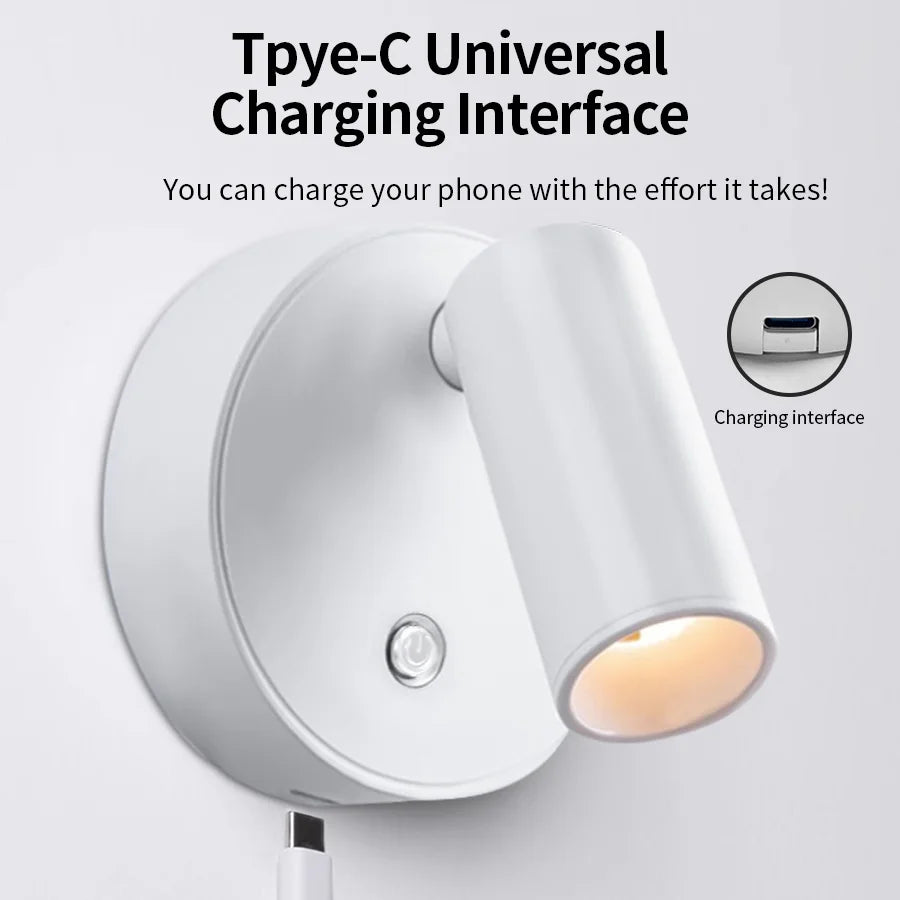 Sleek Magnetic LED Wall Light