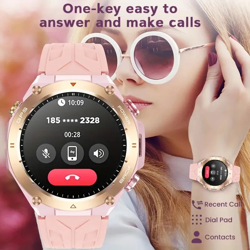 Women’s Fitness Smartwatch GPS, Heart Rate, Sleep Tracker, Waterproof