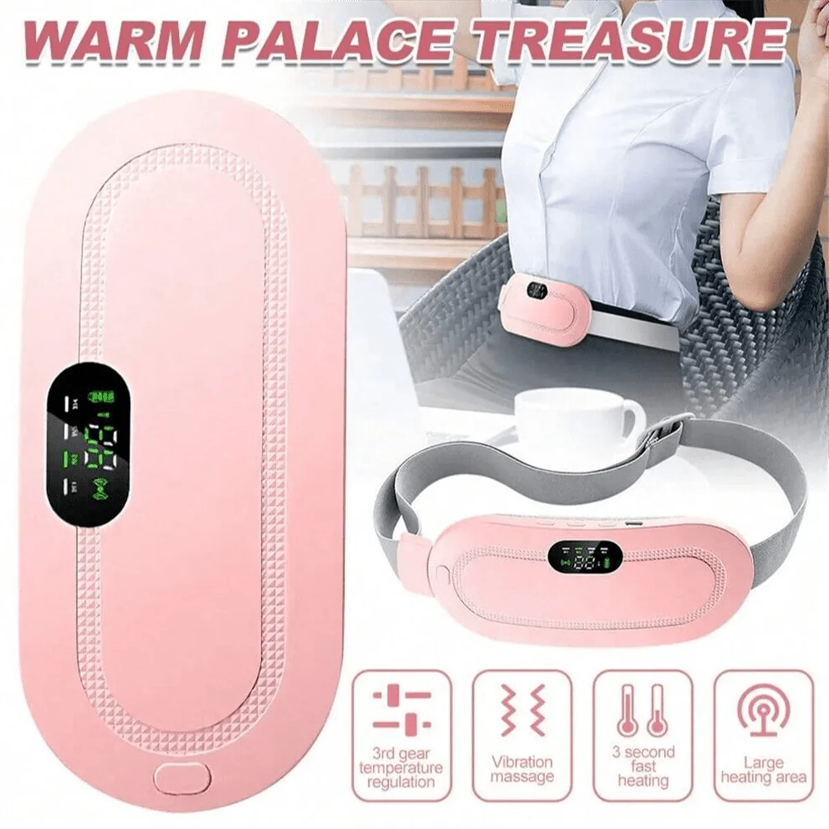 Rechargeable Menstrual Heating Belt